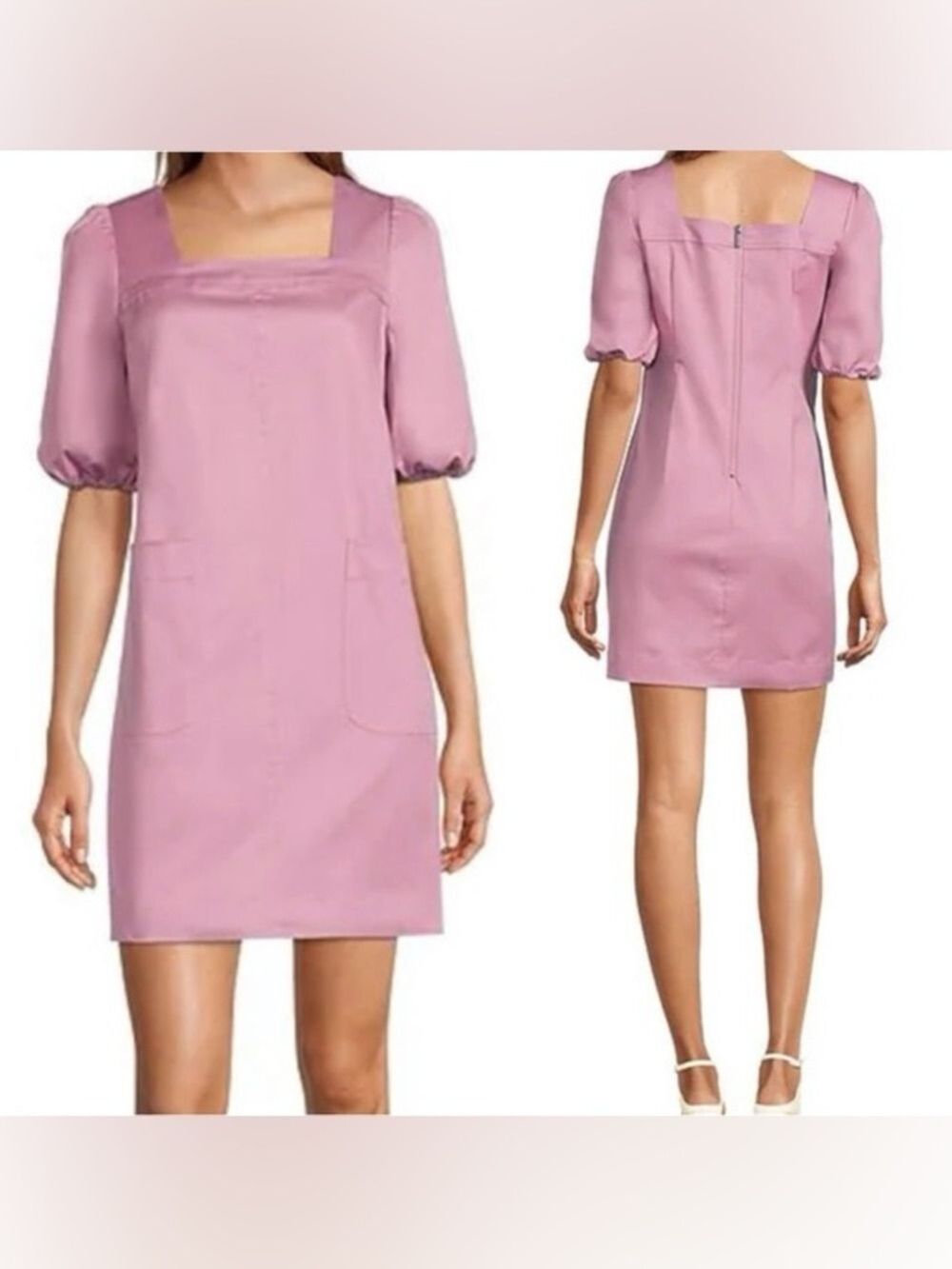 NWT LDT Le Superbe Mauve-a-lous Floral Princess Sleeve Midi Dress - 4